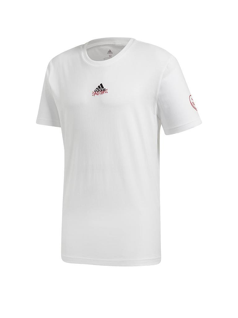 ADIDAS Herren T Shirt Doodle 360 weiß | S adidas T Shirt 360 Weiß | unisportstore.at